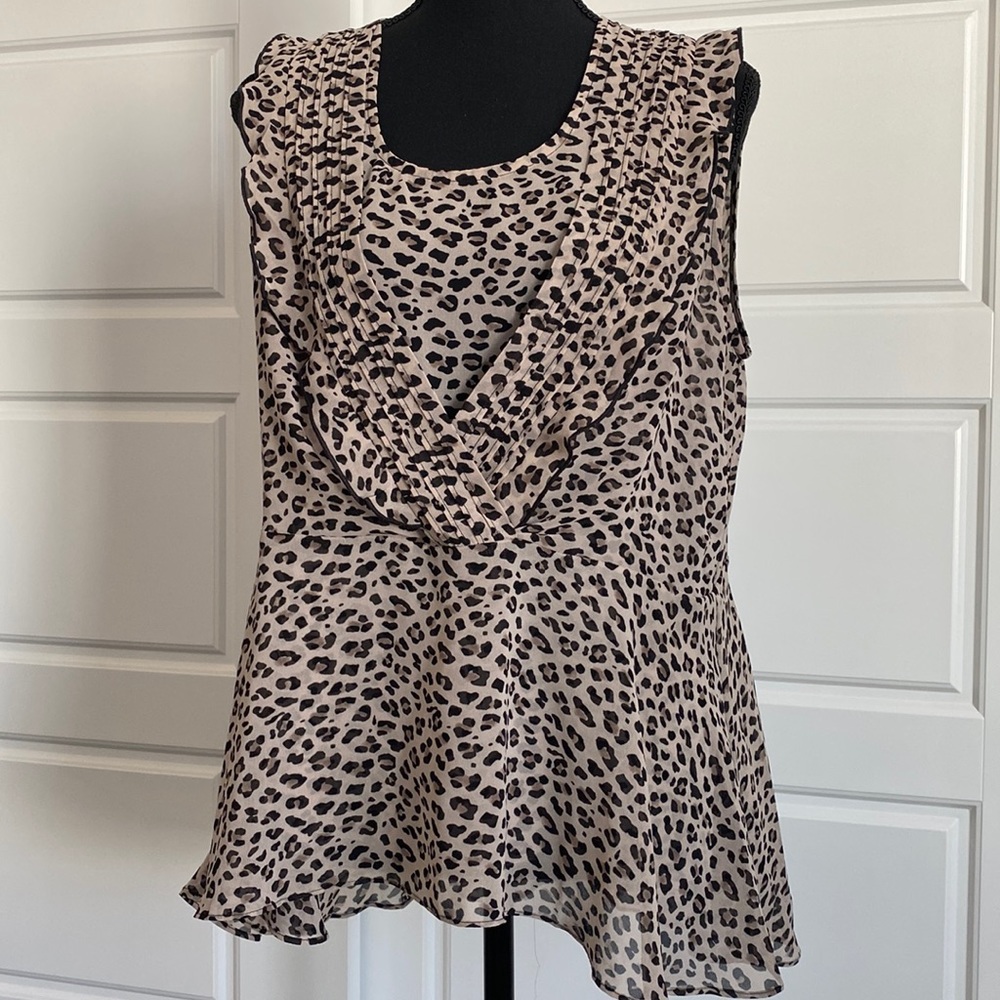 Cabi Leppard Print Tank - Multiple Ways To Wear!! - image 1